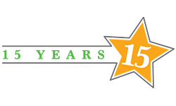 15 Years logo